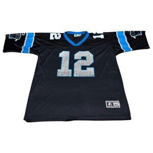 Vintage 1995 Starter Carolina‎ Panthers Kerry Collins #12 Jersey Adult 2XL